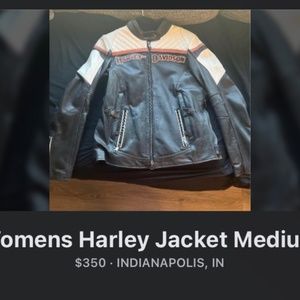 Harley Davidson woman’s leather jacket